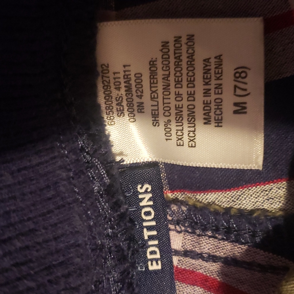 Basic Edition girls plaid shorts, size 7/8 - Picture 3 of 3